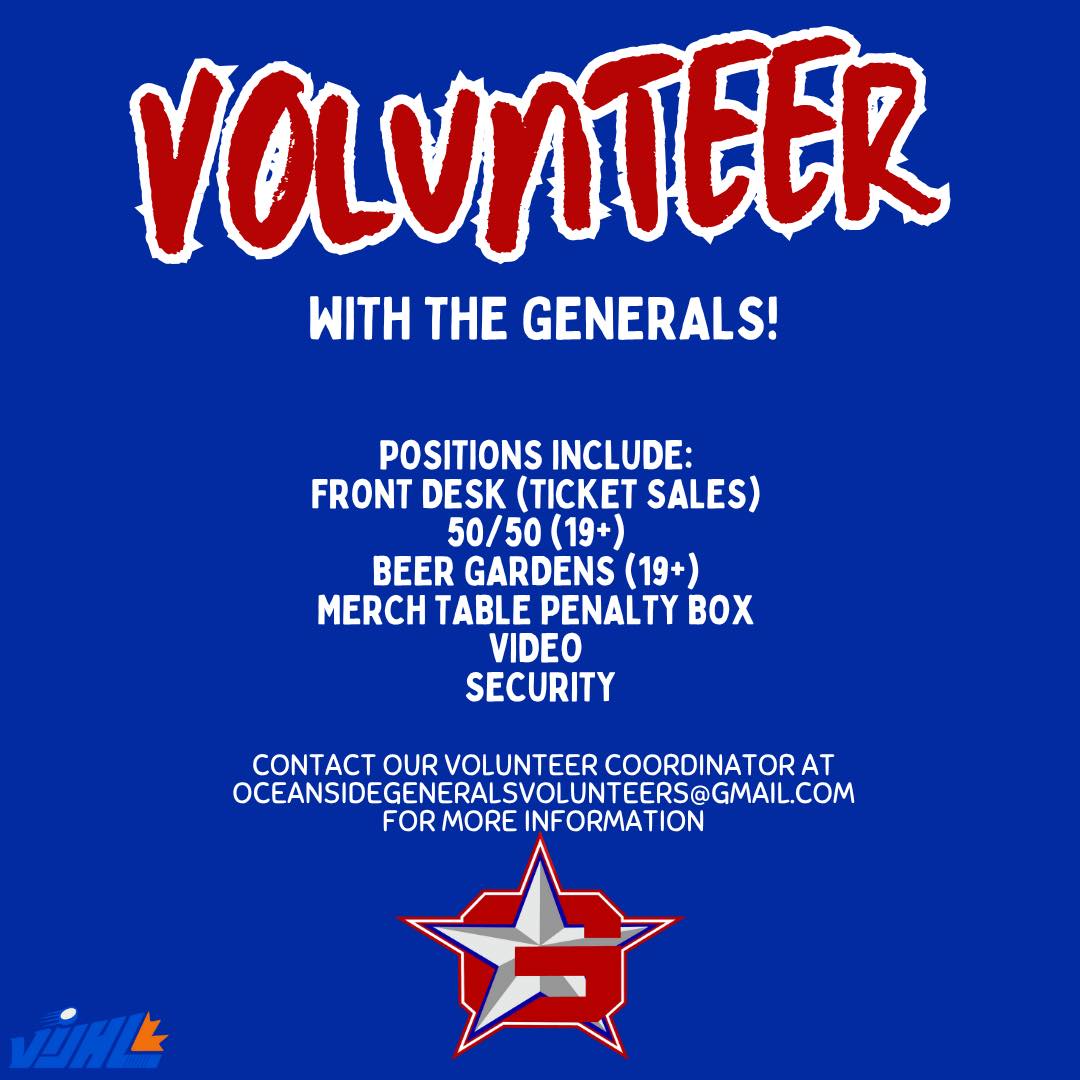 Game Day Volunteers