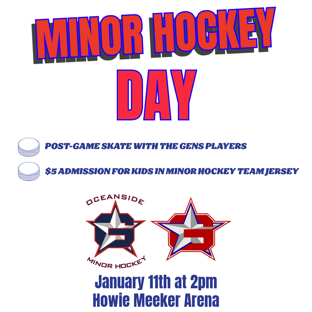 Minor Hockey Day – January 11th